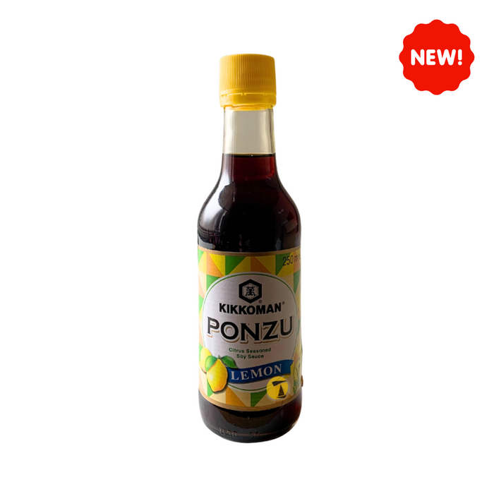 Kikkoman Ponzu Citrus Seasoned Soy Sauce - Lemon - 250ml