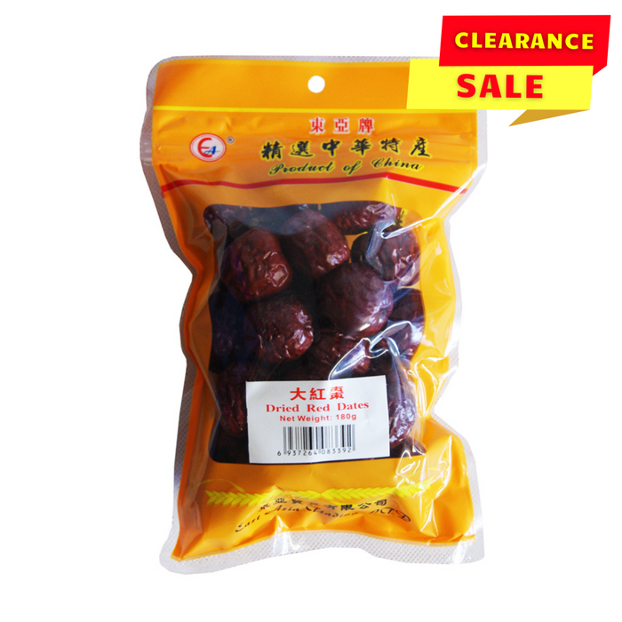 East Asia Dried Red Dates - 180g - BB: 29/04/2024