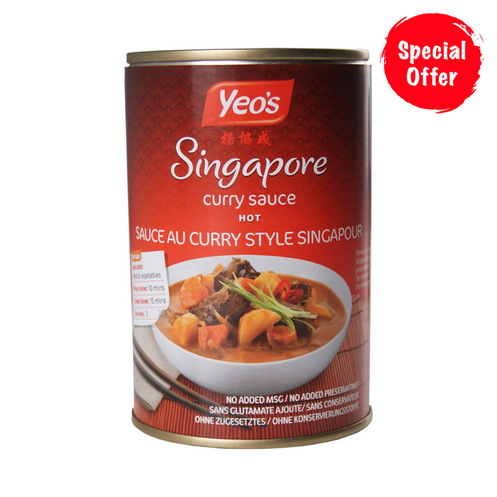 Yeo's Singapore Hot Curry Sauce - 400ml