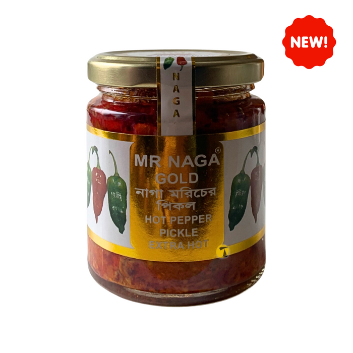 Mr Naga GOLD Extra Hot Pepper Pickle - 190g