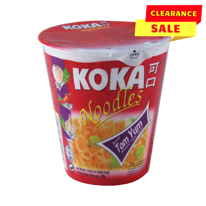 Koka Cup Noodles - Tom Yum Flavour - 70g - BB: 30/03/2024