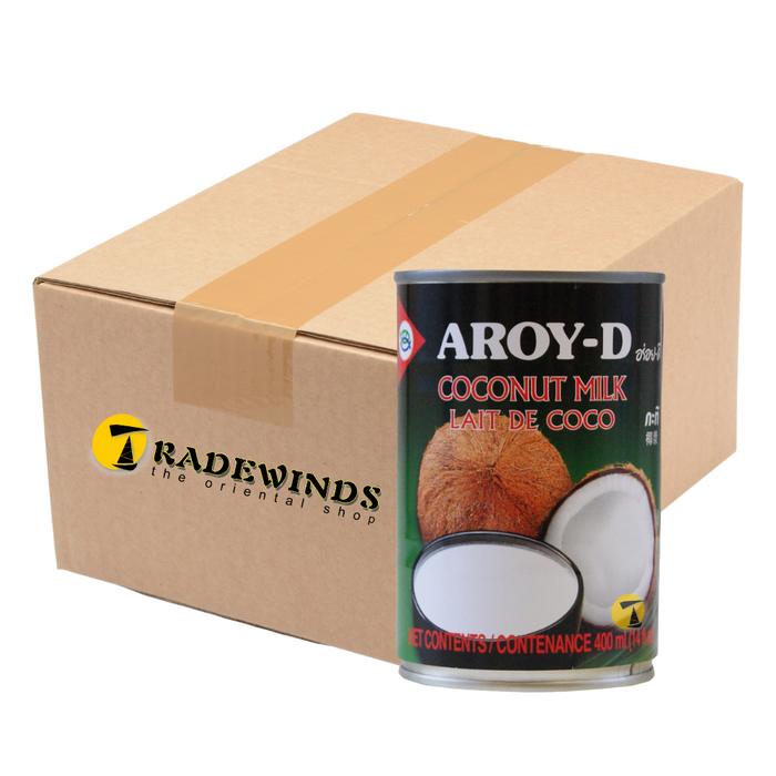 Aroy-D Coconut Milk - 24 x 400ml