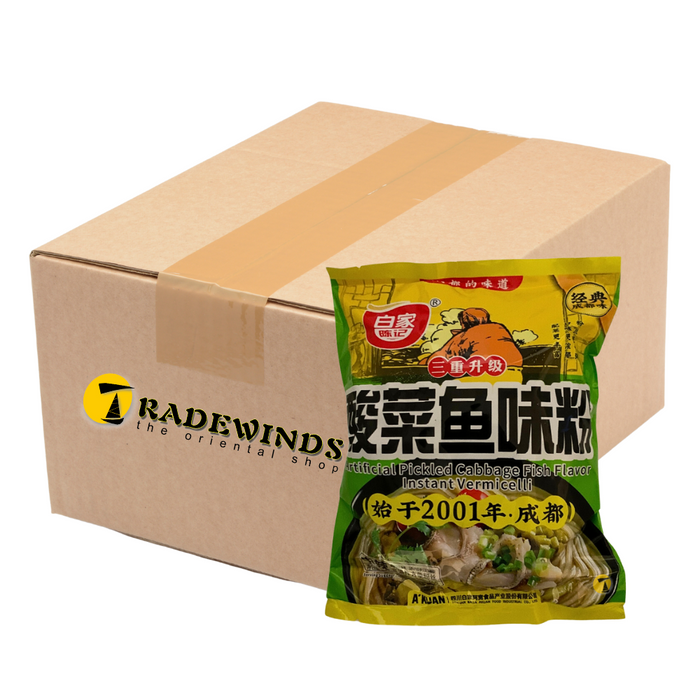 Baijia Sweet Potato Vermicelli Pickled Cabbage Fish Flavour - 20x110g