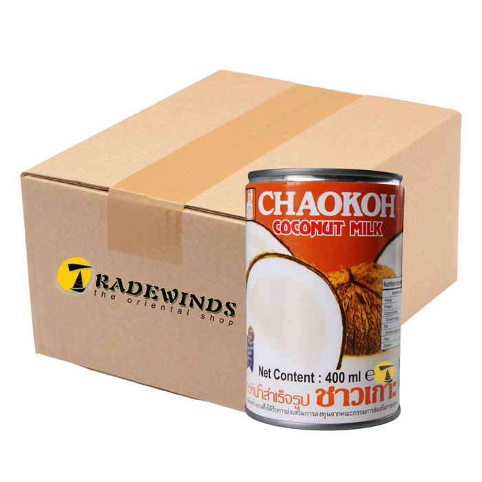 Chaokoh Coconut Milk - 24 x 400ml Tins