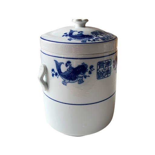 Chinese Ceramic Double Lid Boiler/Stew/Steam Pot