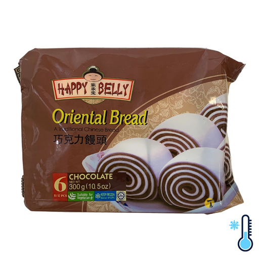 Happy Belly Oriental Bread (Chocolate) - 300g [FROZEN]