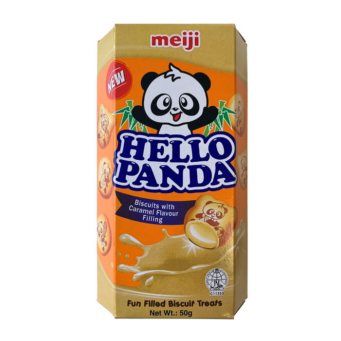 Hello Panda Caramel Filled Biscuits - 50g
