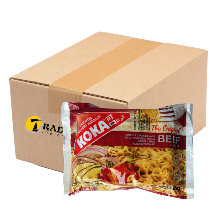 Koka Oriental Style Instant Noodles - Beef Flavour - 30 Packets