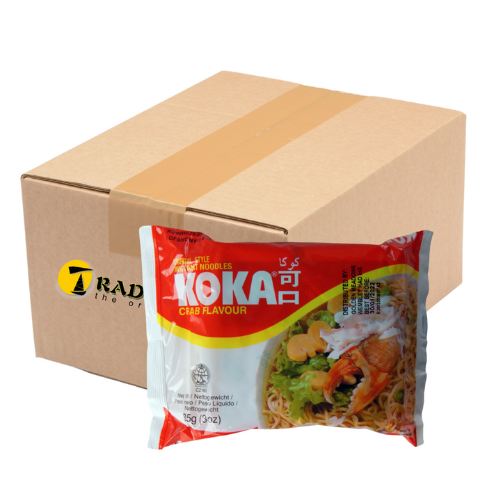 Koka Oriental Style Instant Noodles - Crab Flavour - 30 Packets
