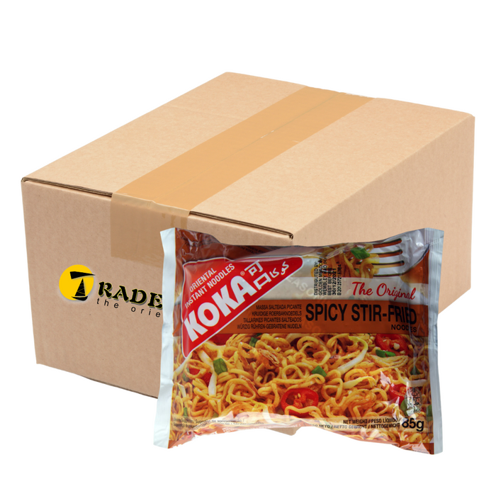 Koka Oriental Style Instant Noodles - Spicy Stir-Fried - 85g - 30 Packets