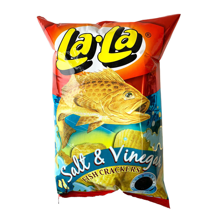 La-La Fish Crackers Salt & Vinegar Flavour - 100g