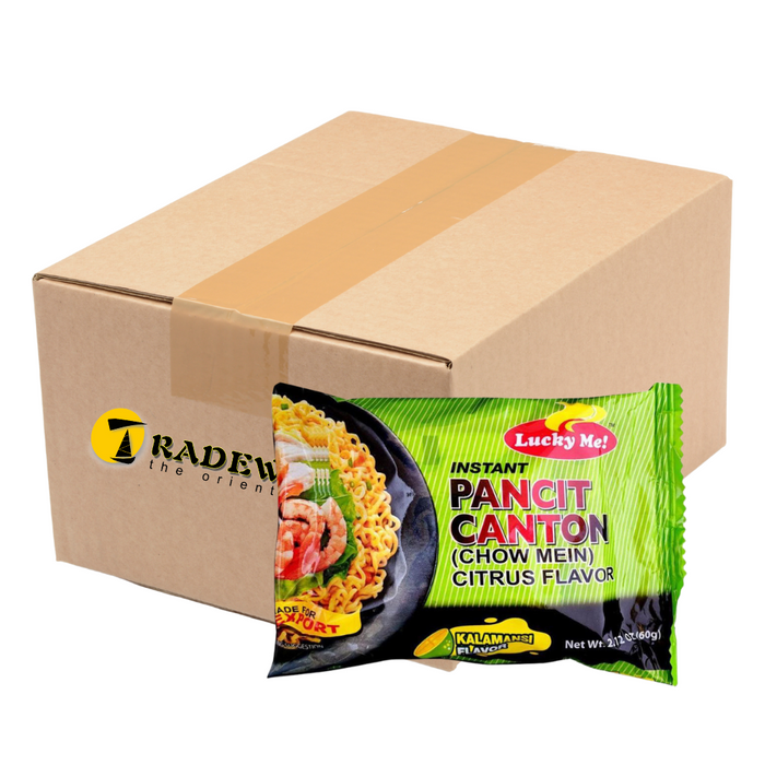 Lucky Me Instant Pancit Canton Noodles - Kalamansi Flavour - 24 Packets