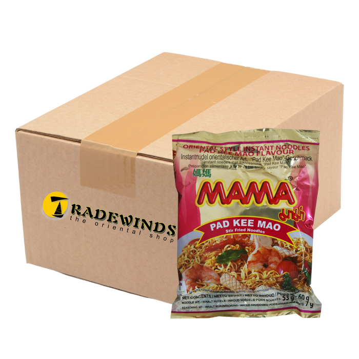 Mama Pad Kee Mao Noodles - 30 Packets