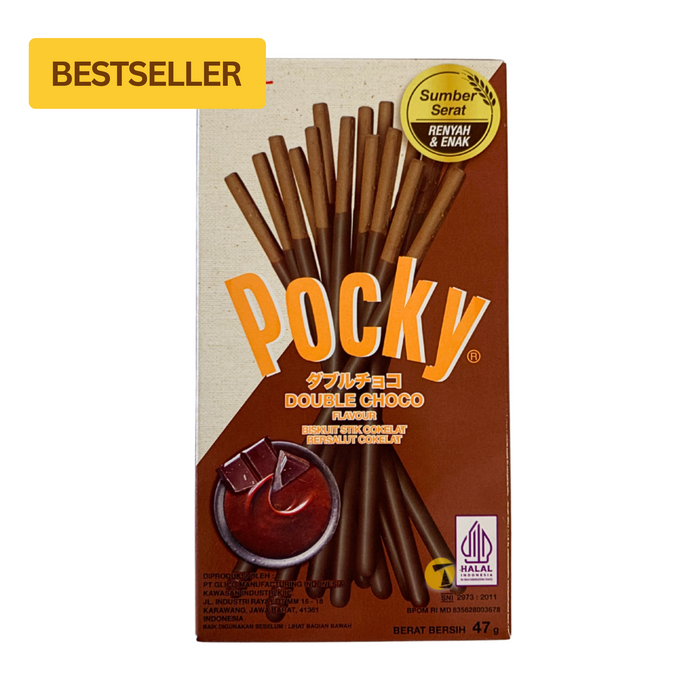 Glico Pocky Sticks Double Choco Flavour - 47g