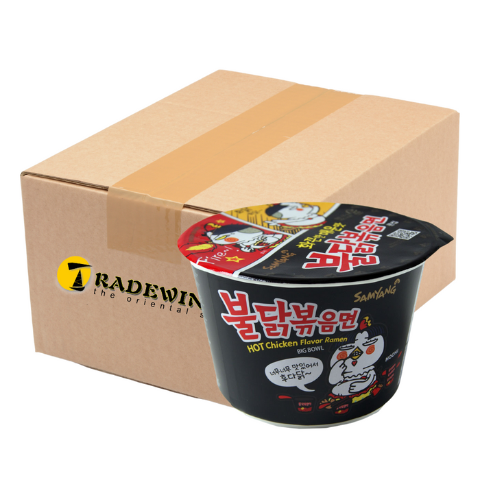 Samyang Hot Chicken Big Bowl Ramen Noodles - 16 x 105g