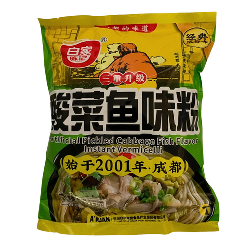 Baijia Sweet Potato Vermicelli Pickled Cabbage Fish Flavour - 110g
