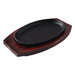 Cast Iron Oval Sizzling Plate