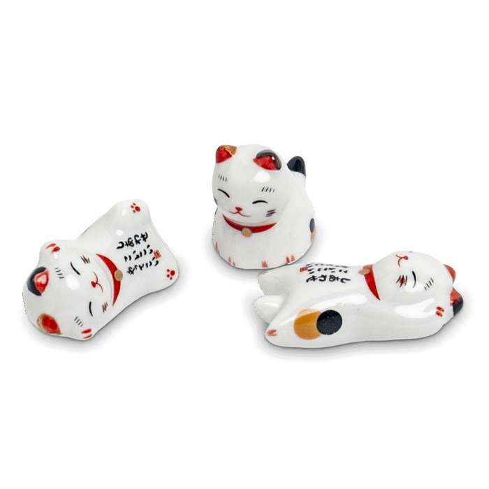 Ceramic Chopstick Holder - Cat (1pc)