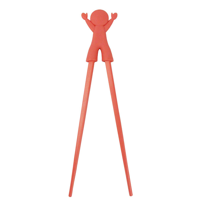 Childrens Chopstick Helper - Easy to Use Training Chopsticks - Red Boy