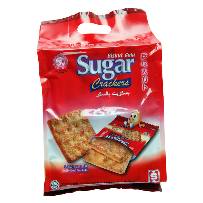 Hup Seng Sugar Crackers - 10 x 25g