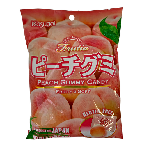 Kasugai Peach Gummy Candy - 107g