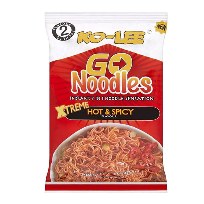 Ko-Lee Go Instant Noodles - Xtreme Hot & Spicy Flavour - 85g