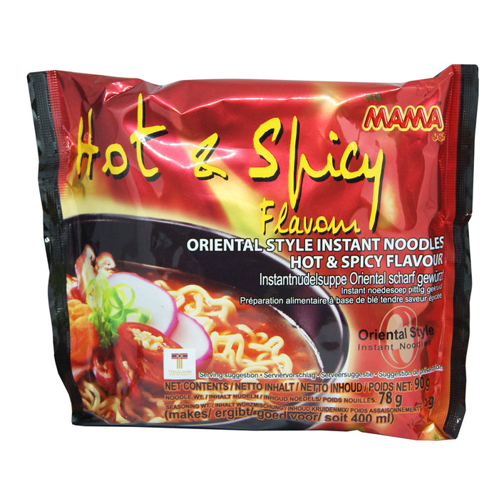 Mama Hot & Spicy Flavour Instant Noodle - 90g