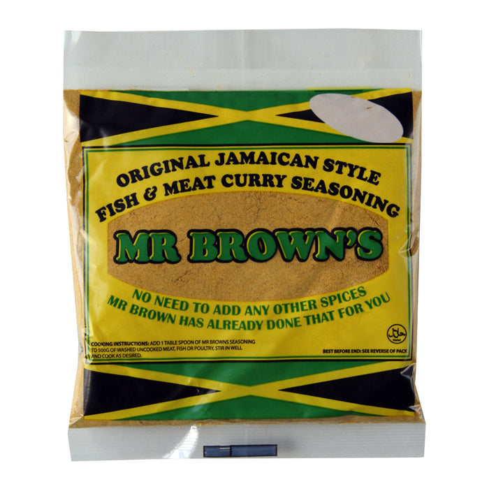 Mr Brown's Original Jamaican Style Fish & Meat Curry Seasoning - 140g