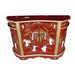 Red Lacquer Mother of Pearl Sideboard