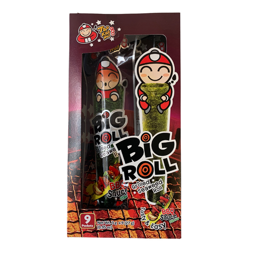 Taokaenoi Big Roll Grilled Seaweed Roll - BBQ - 9x3g