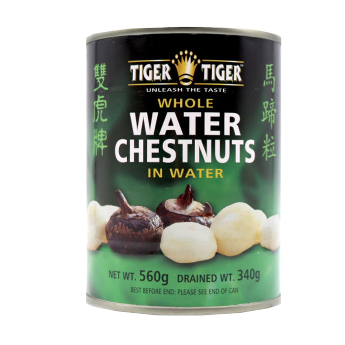 Tiger Tiger Whole Water Chestnuts in Water - 567g