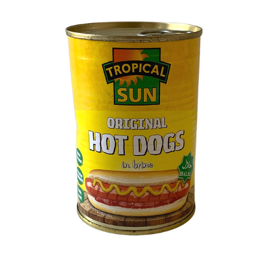 Tropical Sun Original Hot Dogs in Brine (Halal) - 400g