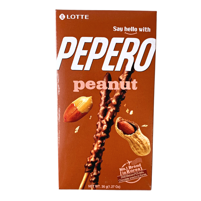 Lotte Peanut Pepero Biscuit Sticks - 36g