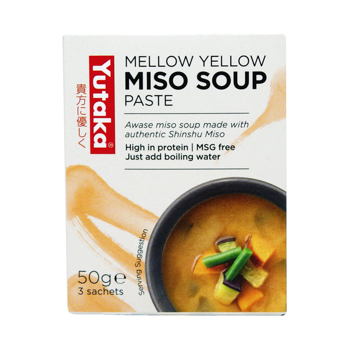 Yutaka Mellow Yellow Awase Miso Soup (3 Sachets) - 50g
