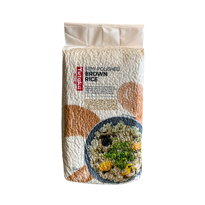 Yutaka Semi Polished Brown Rice - 5kg