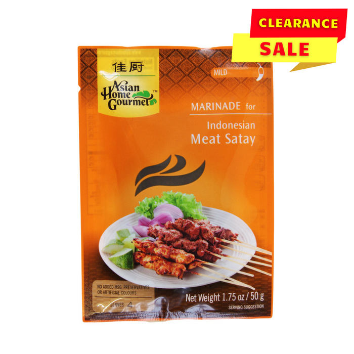 Asian Home Gourmet - Marinade for Indonesian Satay - 50g - BB: 26/08/2023