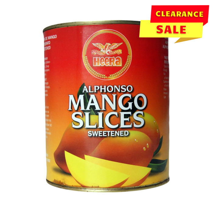 Heera Alphonso Mango Slices Sweetened - 850g - BB: 31/05/2024