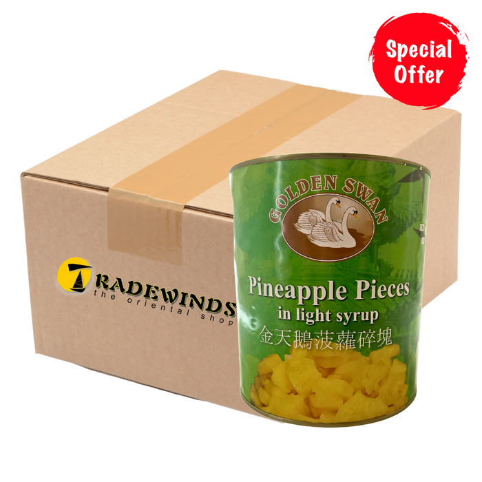 Golden Swan Pineapple Pieces in Light Syrup - 6x3kg