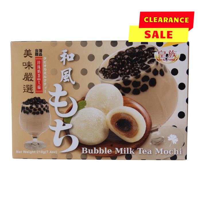 Royal Family Bubble Milk Tea Mochi - 210g - BB: 12/04/2024