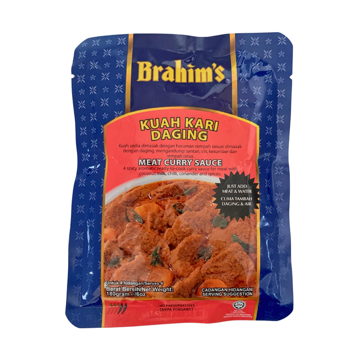 Brahim's Meat Curry Sauce (Kuah Kari Daging) - 180g