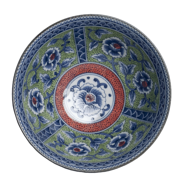 Japanese Flower Pattern Bowl - Ø18cm