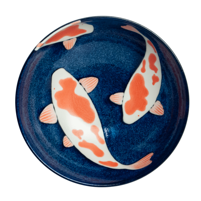Japanese Koi Fish Design Bowl - Ø21.5cm