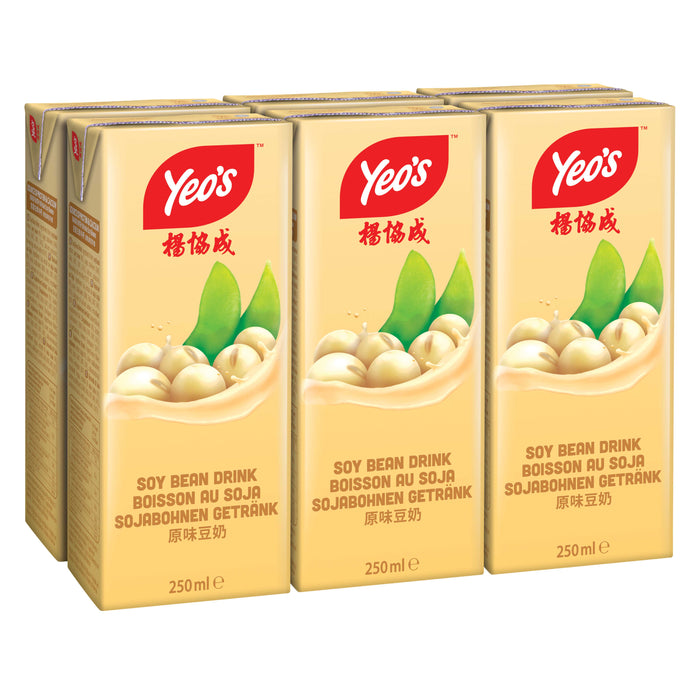 Yeo's Soy Bean Drink - 6x250ml