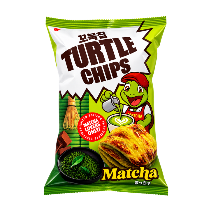 Orion Turtle Chips Matcha Choco Flavour - 70g