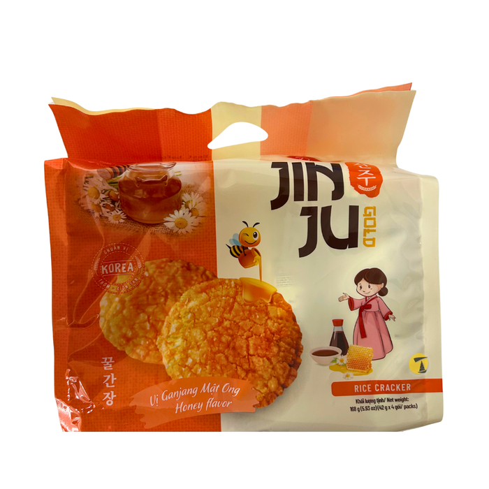 Richy Jinju Honey Rice Cracker - 168g BB: 21/07/2026