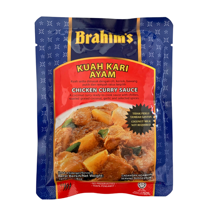 Brahim's Chicken Curry Sauce (Kuah Kari Ayam) - 180g