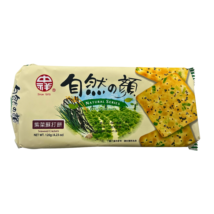 Chung Shiang Seaweed Crackers - 120g - BB: 18/06/2026