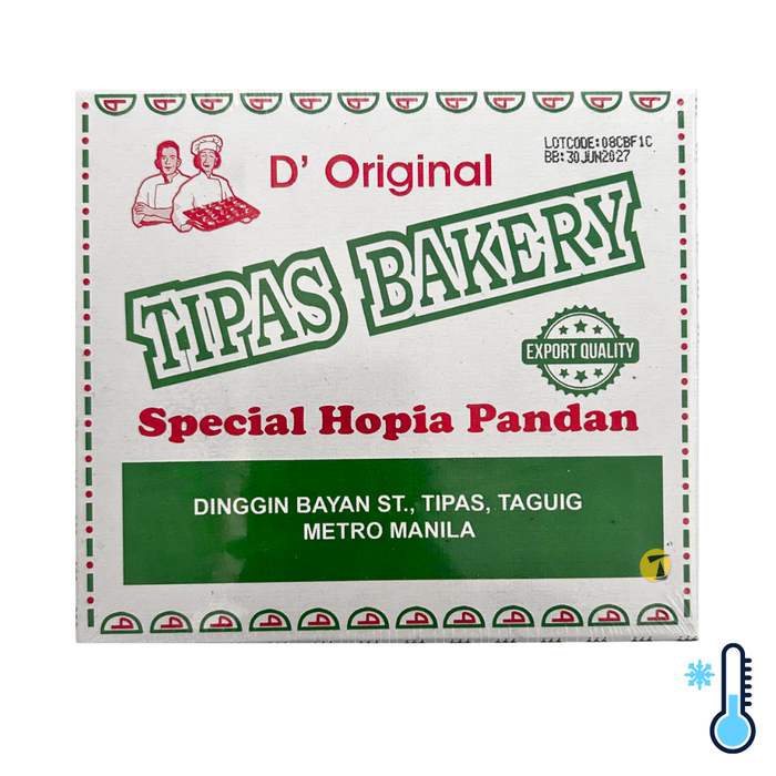 D'Original Tipas Bakery Hopia Pandan - 480g [FROZEN]