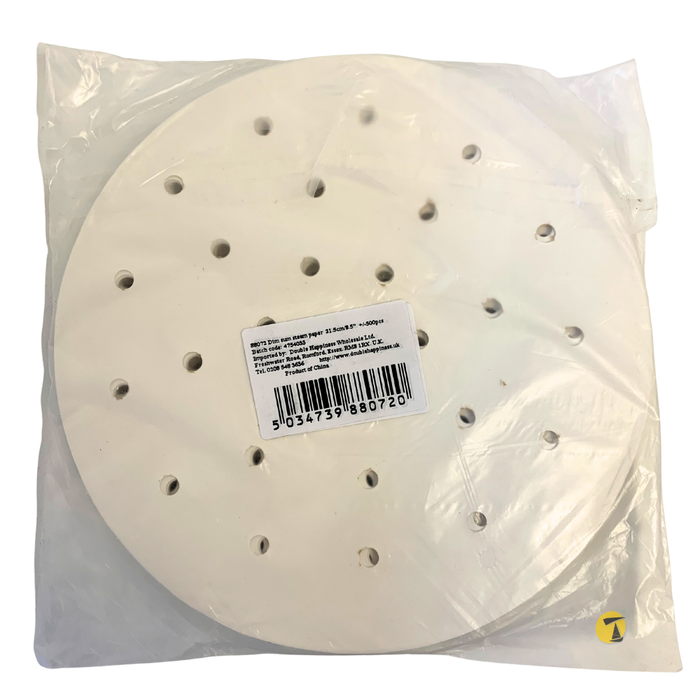 8.5" Dim Sum Steam Paper - 500pcs