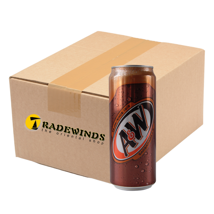 A&W Sarsaparilla (Root Beer) - 12 x 320ml Cans